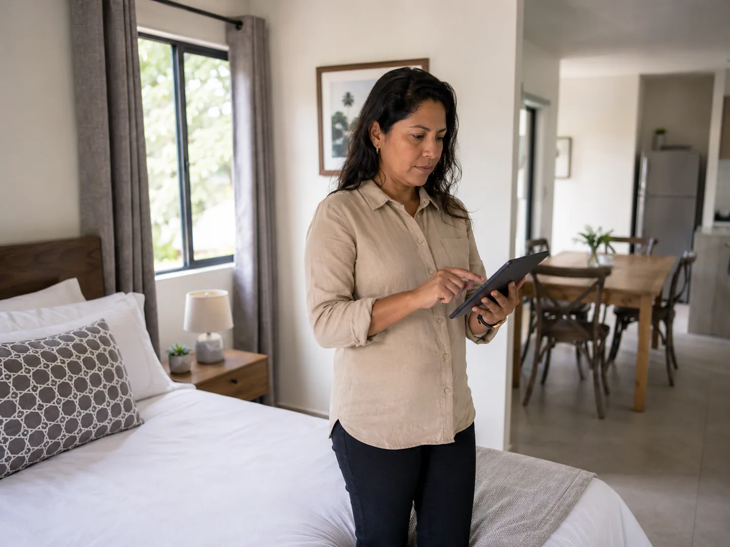 Real estate brokerage team reviewing market and client pipeline