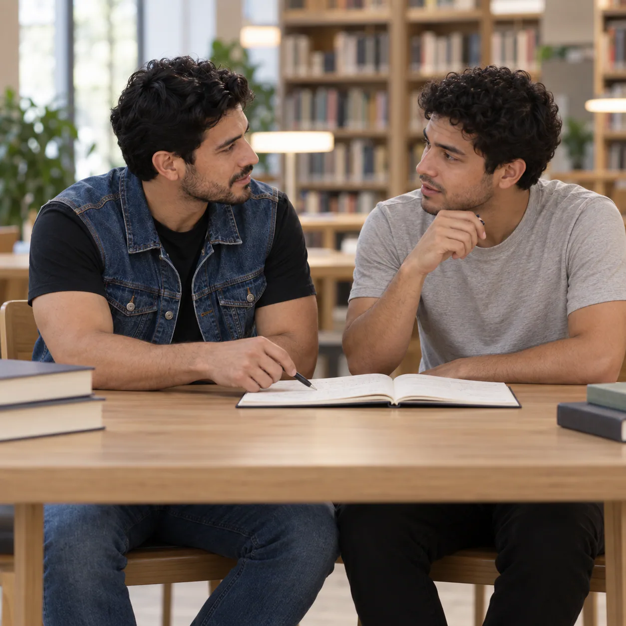 Práctica guiada de inglés con conversación natural