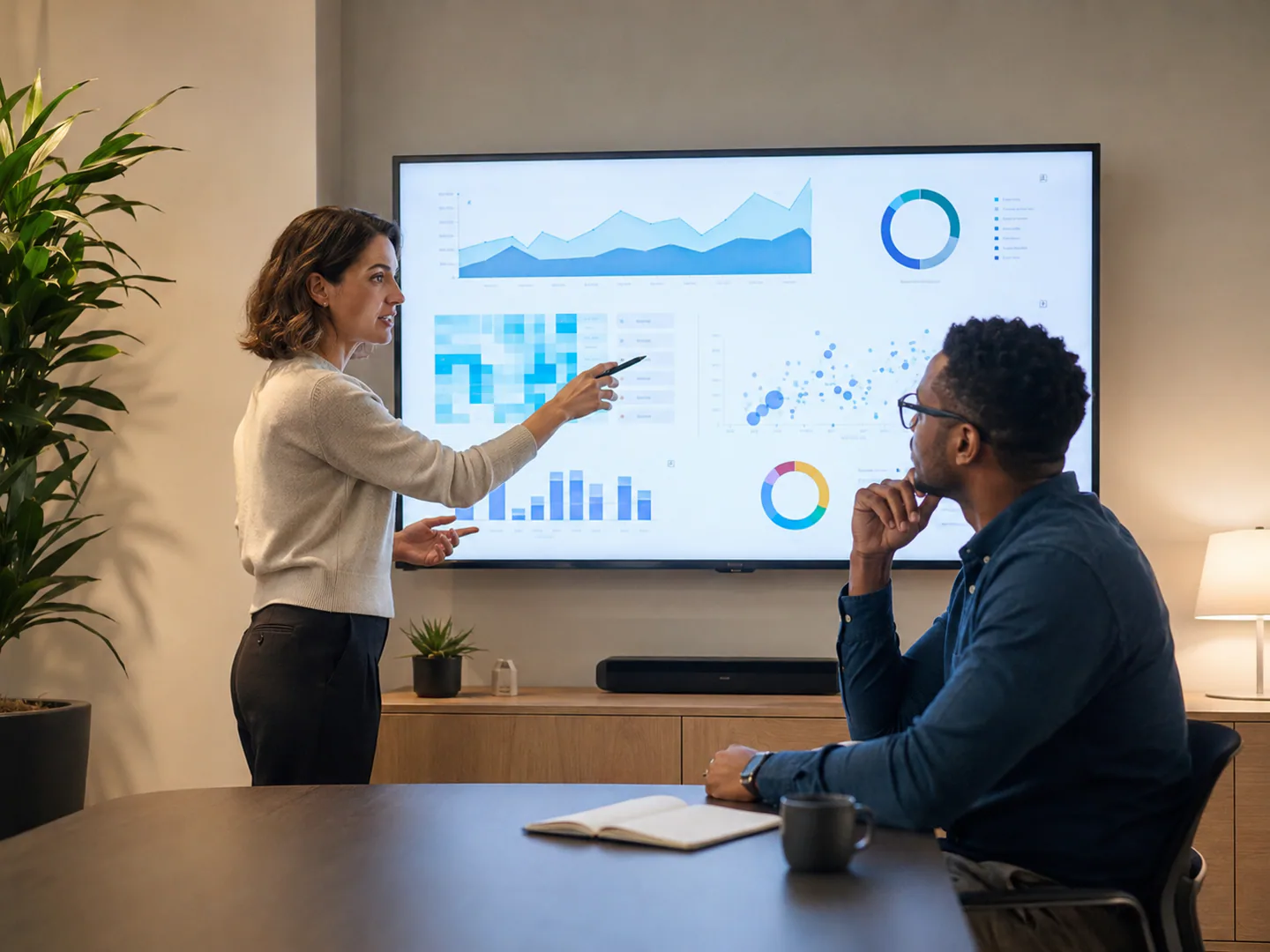 Software SaaS team conducting product discovery with business users