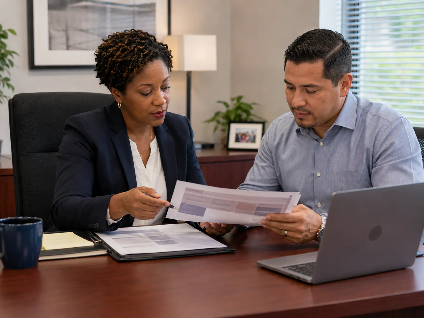 Firm presenting approved services and credentials