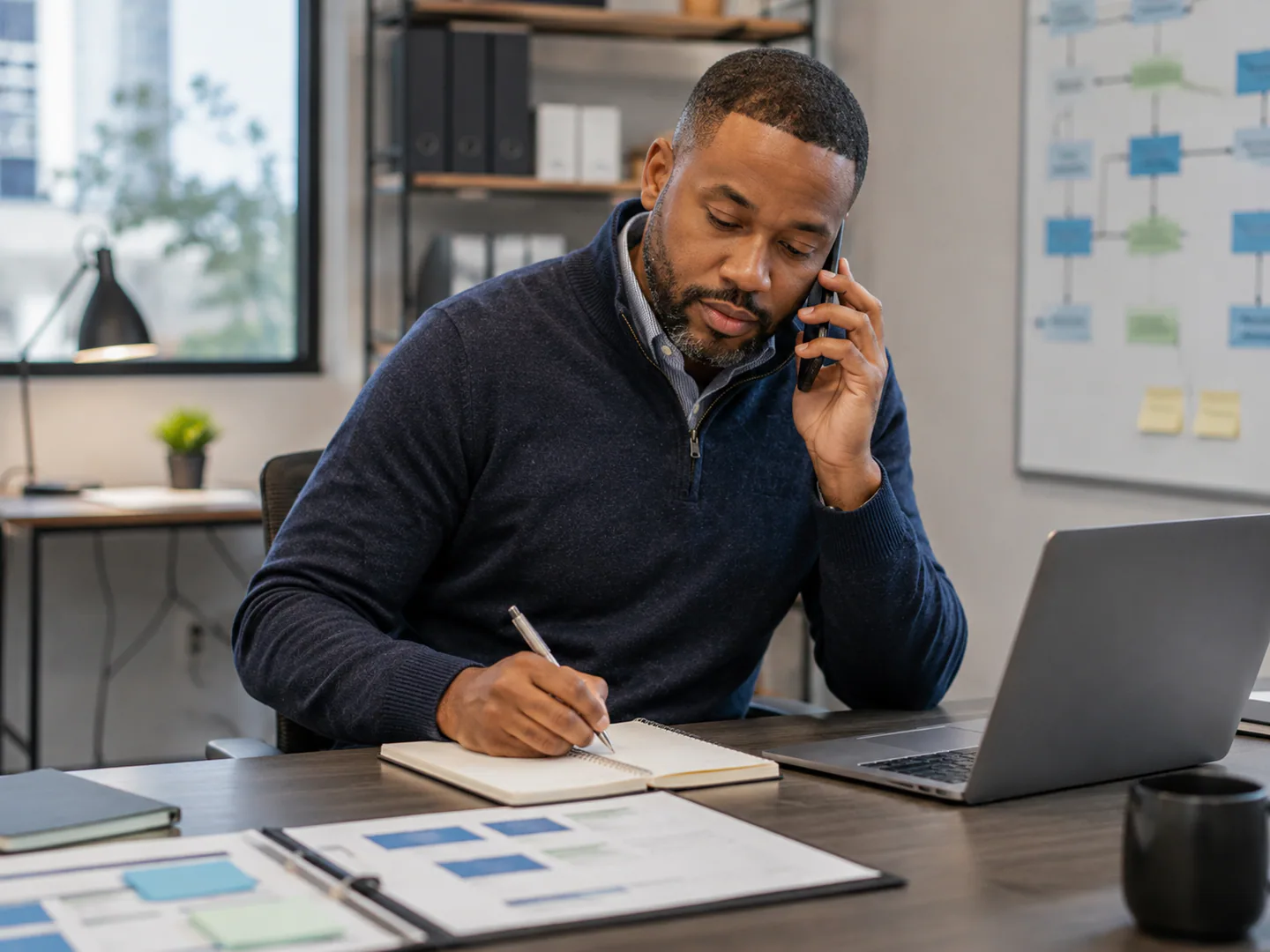 Coordinator organizing inquiries, meetings, and CRM