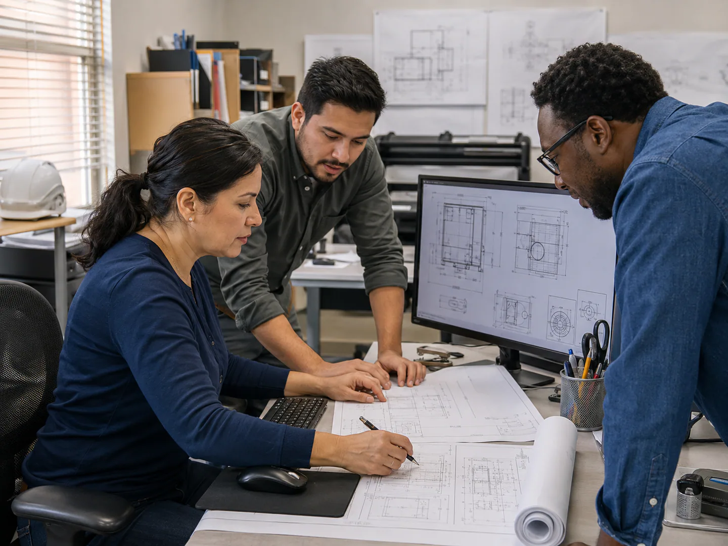 MEP engineering team coordinating mechanical electrical and plumbing systems