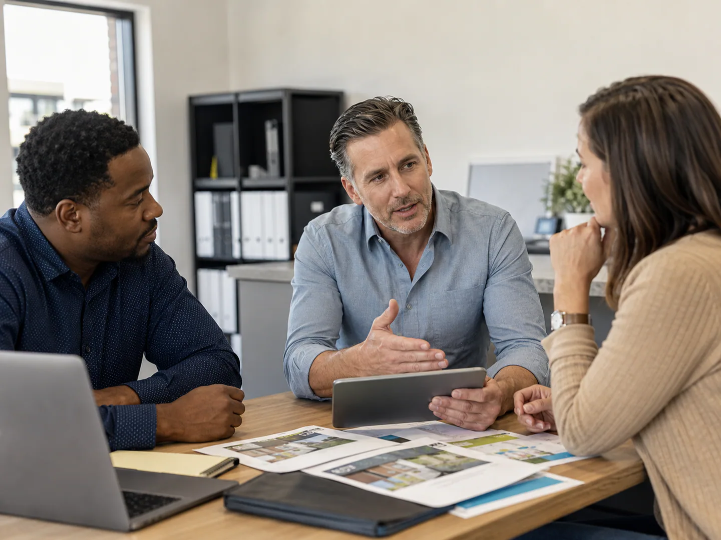 Vacation rental operator reviewing bookings and guest communication