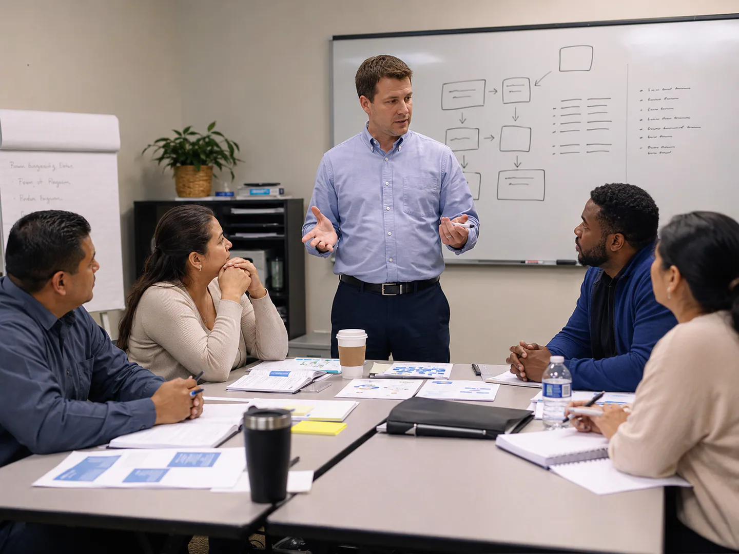 Administrator reviewing permitted content and a general inquiry